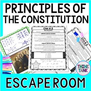 principles of the constitution escape room