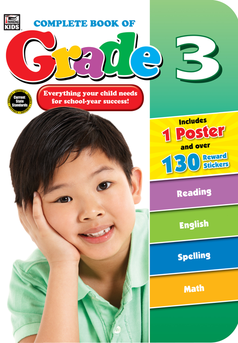 Carson Dellosa | Complete Book of Grade 3 Workbook | Printable