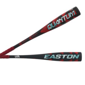 easton | quantum baseball bat | usa |-5 / -11 drop | 2 5/8" barrel | 1 pc. aluminum, orange