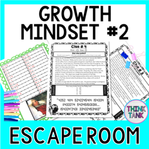 growth mindset #2 escape room