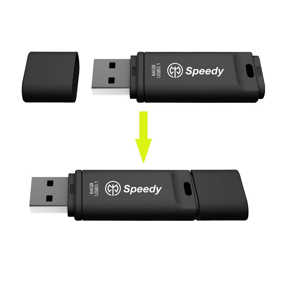 Axe Memory Speedy 512GB USB 3.1 SuperSpeed Flash Drive, Optimal Read Speeds Up to 400 MB/s. Write Speeds Up to 300 MB/s, Matte Black (AX3S512)