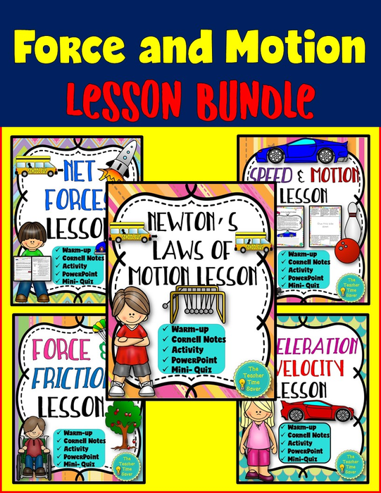 Energy Work & Simple Machines Lesson Bundle