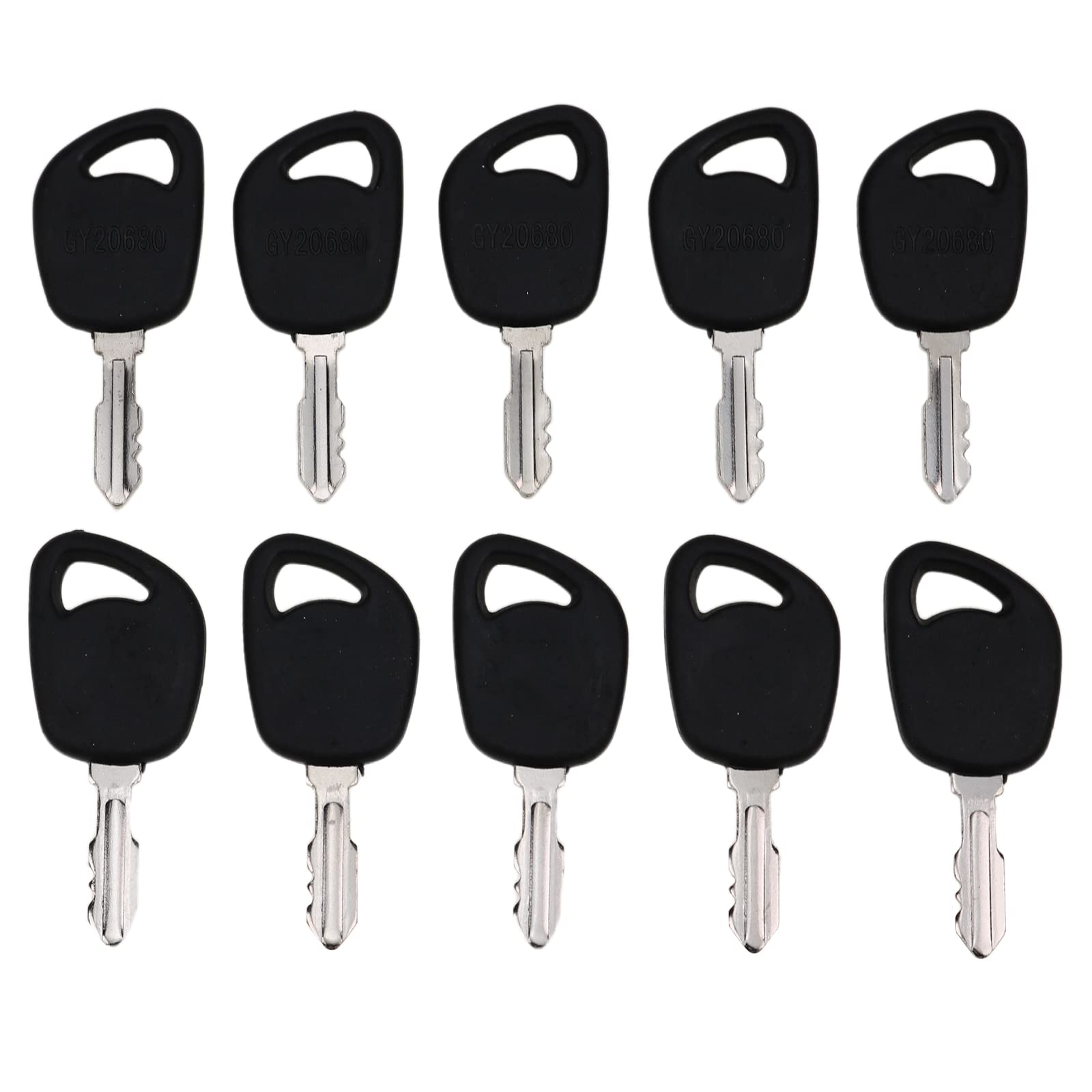 Solarhome 10PCS GY20680 Ignition Keys Equipment Key for JD Tractor Stens 430-694 Toro 112-0312 MTD 925-1745 AYP 140403 Toro 112-1615 Kohler 48 340 01-S Sears 140403 Murray 327350MA