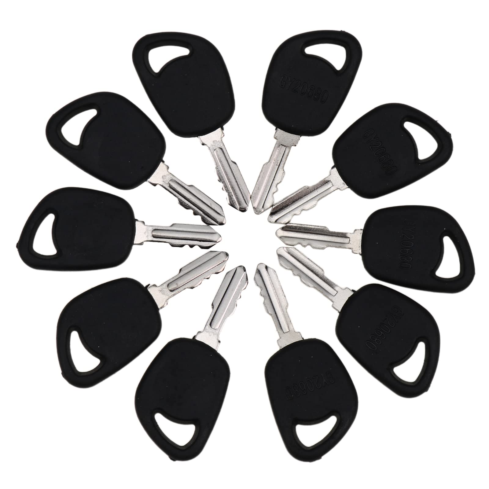 Solarhome 10PCS GY20680 Ignition Keys Equipment Key for JD Tractor Stens 430-694 Toro 112-0312 MTD 925-1745 AYP 140403 Toro 112-1615 Kohler 48 340 01-S Sears 140403 Murray 327350MA