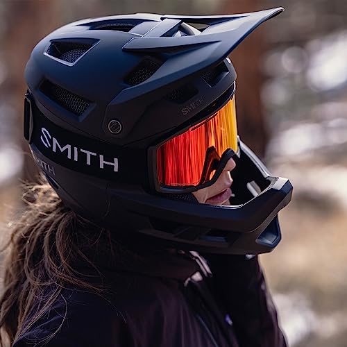 SMITH Mainline MTB Cycling Helmet – Downhill Certified Adult Enduro Mountain Bike Helmet with Koroyd + MIPS Technology – Lightweight Impact Protection for Men & Women – Matte Black, Medium