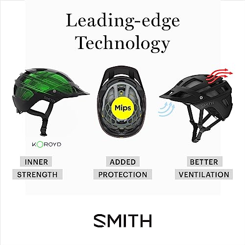 SMITH Mainline MTB Cycling Helmet – Downhill Certified Adult Enduro Mountain Bike Helmet with Koroyd + MIPS Technology – Lightweight Impact Protection for Men & Women – Matte Black, Medium