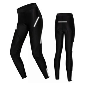 jpojpo womens bike shorts with 5d gel padded,cycling underwear sport pants,reflective,s-3xl