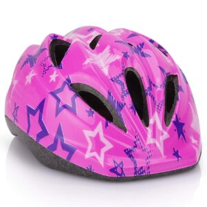 lx lermx kids bicycle helmet ages 5-14 adjustable from toddler to youth size, durable helmet with fun designs for boys and girls