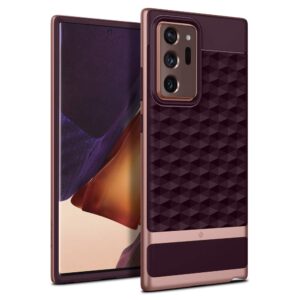 caseology parallax for samsung galaxy note 20 ultra case (2020) 5g - burgundy