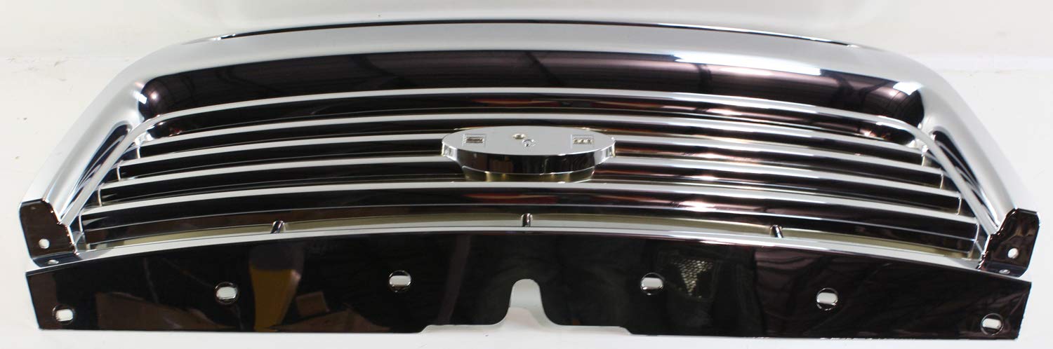 Garage-Pro Grille Assembly Compatible with 2006-2008 Ford Explorer Chrome Shell and Insert With emblem provision