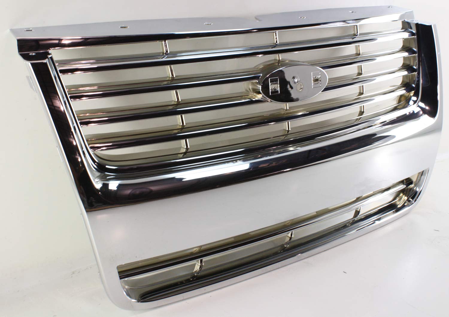 Garage-Pro Grille Assembly Compatible with 2006-2008 Ford Explorer Chrome Shell and Insert With emblem provision