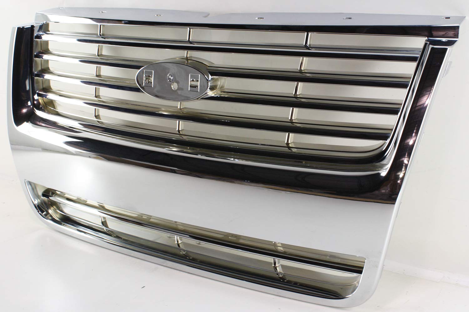 Garage-Pro Grille Assembly Compatible with 2006-2008 Ford Explorer Chrome Shell and Insert With emblem provision