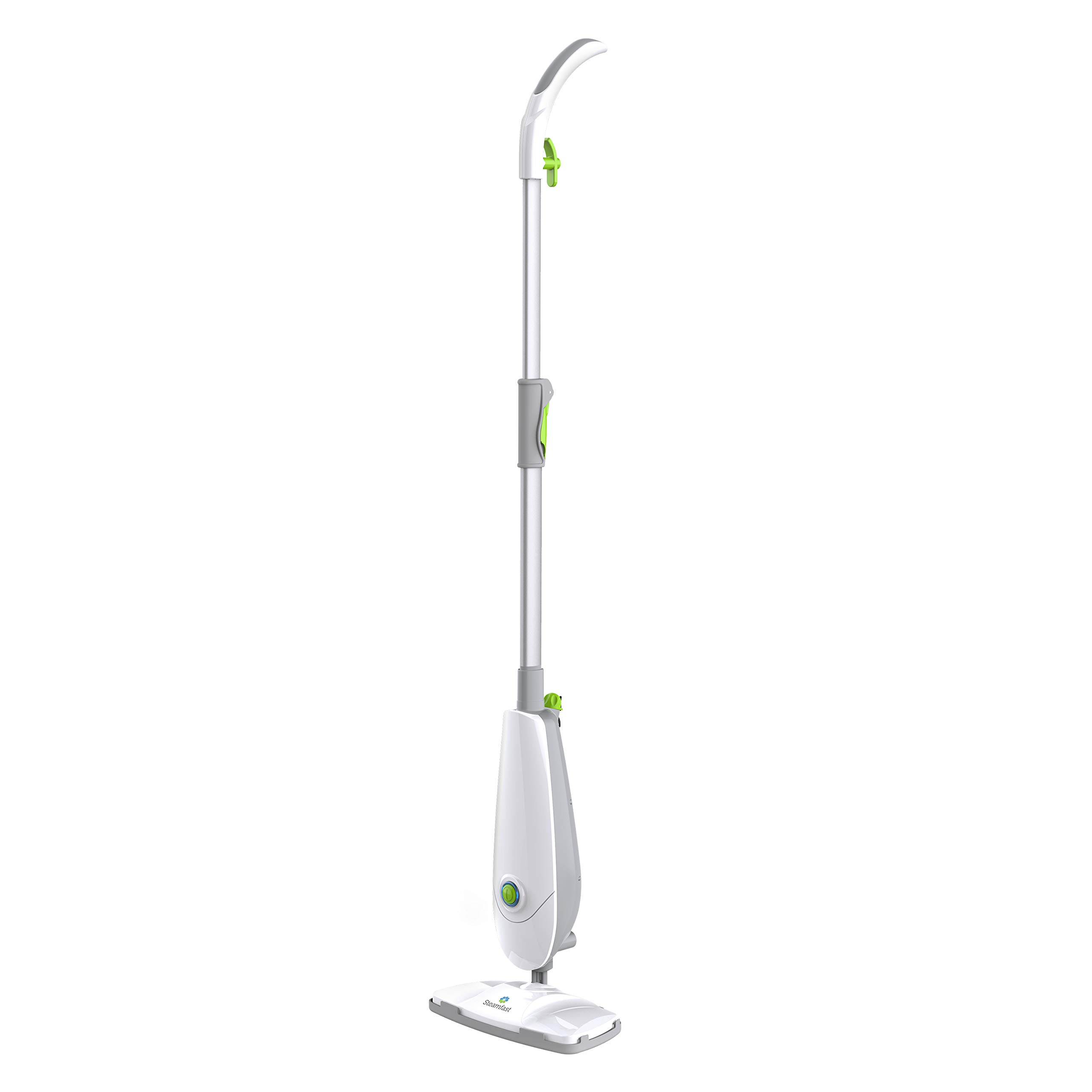 Steamfast SF-162 Light Weight Steam Mop, Natural Sanitization, Hardwood/Laminate/Tile/With Carpet Glider Spot Clean Accessory, Washable Mop Pads