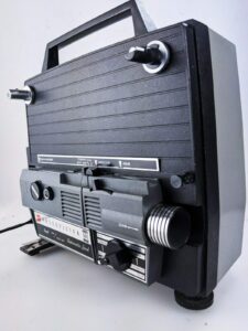 gaf anscovision dual super 8mm and 8mm film projector