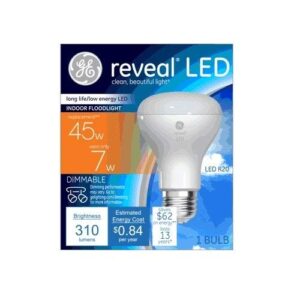 GE Lighting 7-Watt (45-Watt Replacement) Reveal LED Indoor Floodlight with Medium Base (3 Bulbs)