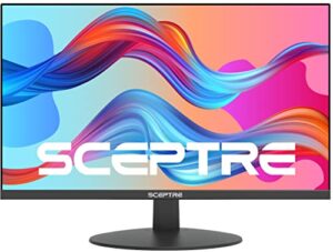 sceptre ips 27-inch business computer monitor 1080p 75hz with hdmi vga build-in speakers, machine black 2020 (e275w-fpt), 27" ips 75hz