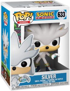 funko pop! games: sonic 30th anniversary - silver the hedgehog vinyl figure, 3.75 inches