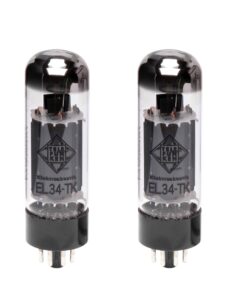 el34-tk black diamond series vacuum tube matched pair