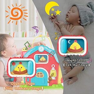 HISTOYE Musical Barn Activity Cube Learning Baby Toys for 1 Year Old Developmental Toddler Early Educational Baby Toys 12-18 Months Interactive Toys for 1 2 3 4 Year Old Girls Boys