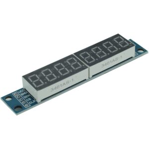 DEVMO 4pcs 8-Digit 7 Segment Module MAX7219 8 Bit Digital Segment Tube LED Display Module Supports Cascade Eight Bit Serial 3 IO Ports Compatible with Ar-duino MCU/51/AVR/STM32