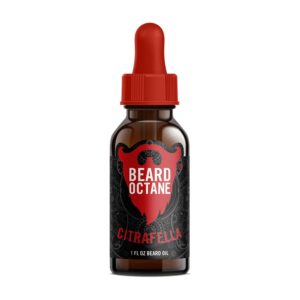 Beard Octane: Citrafella - Natural Beard Oil w/Argan Oil - 1 Oz - Promotes Softer Beards - Made in USA - Premium Beard Care