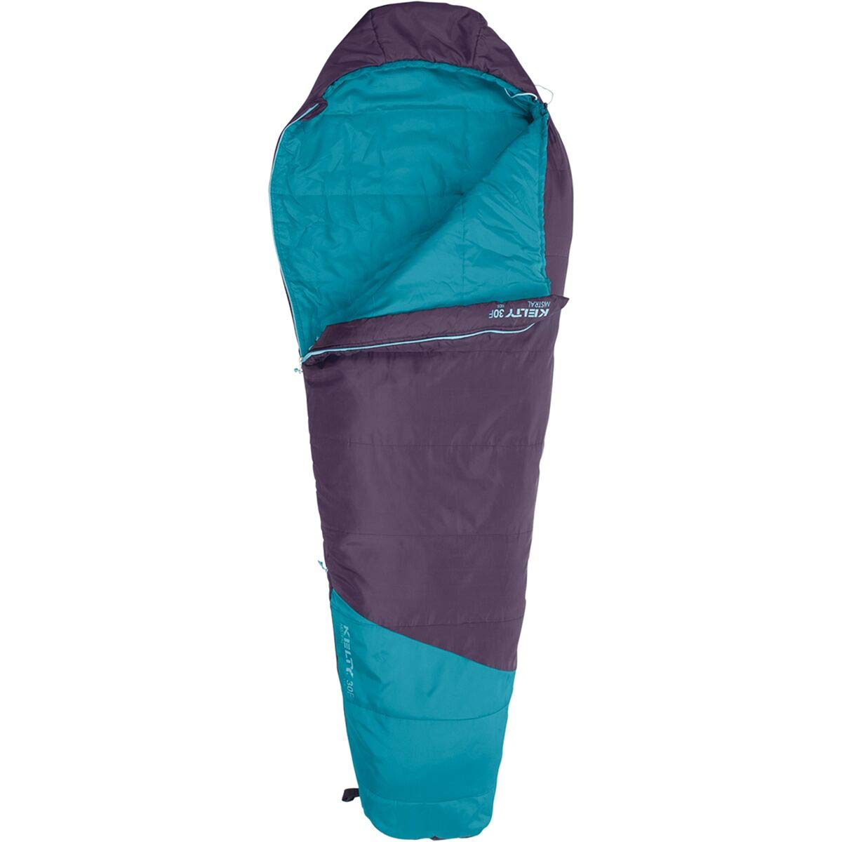 Kelty Mistral Sleeping Bag: 30F Synthetic - Kids' (Short/Right Zip) (Nightshade)