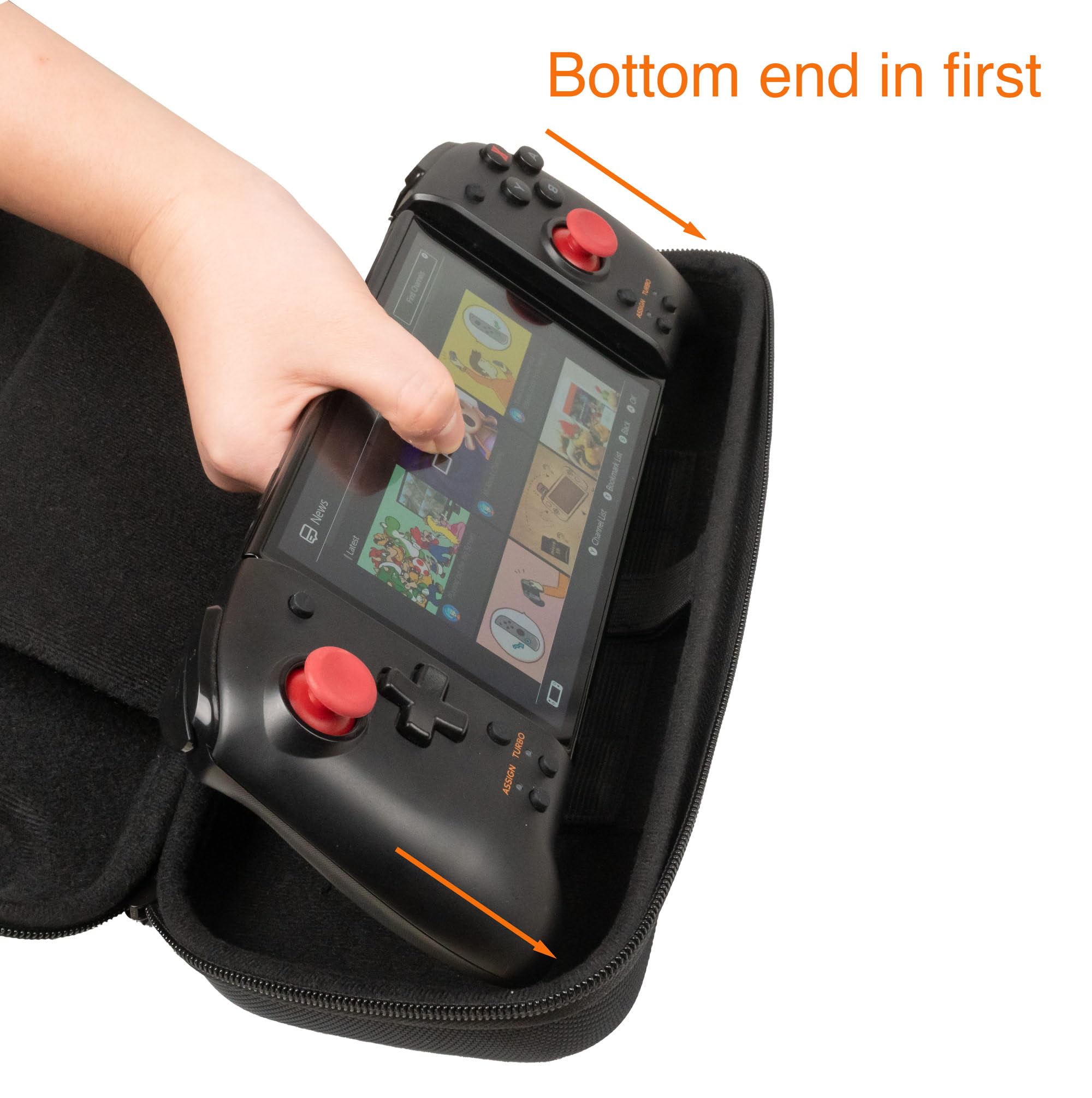 ButterFox Grip Carry Case for Hori Nintendo Switch Split Pad Pro Controller, Compatible With Switch OLED Model