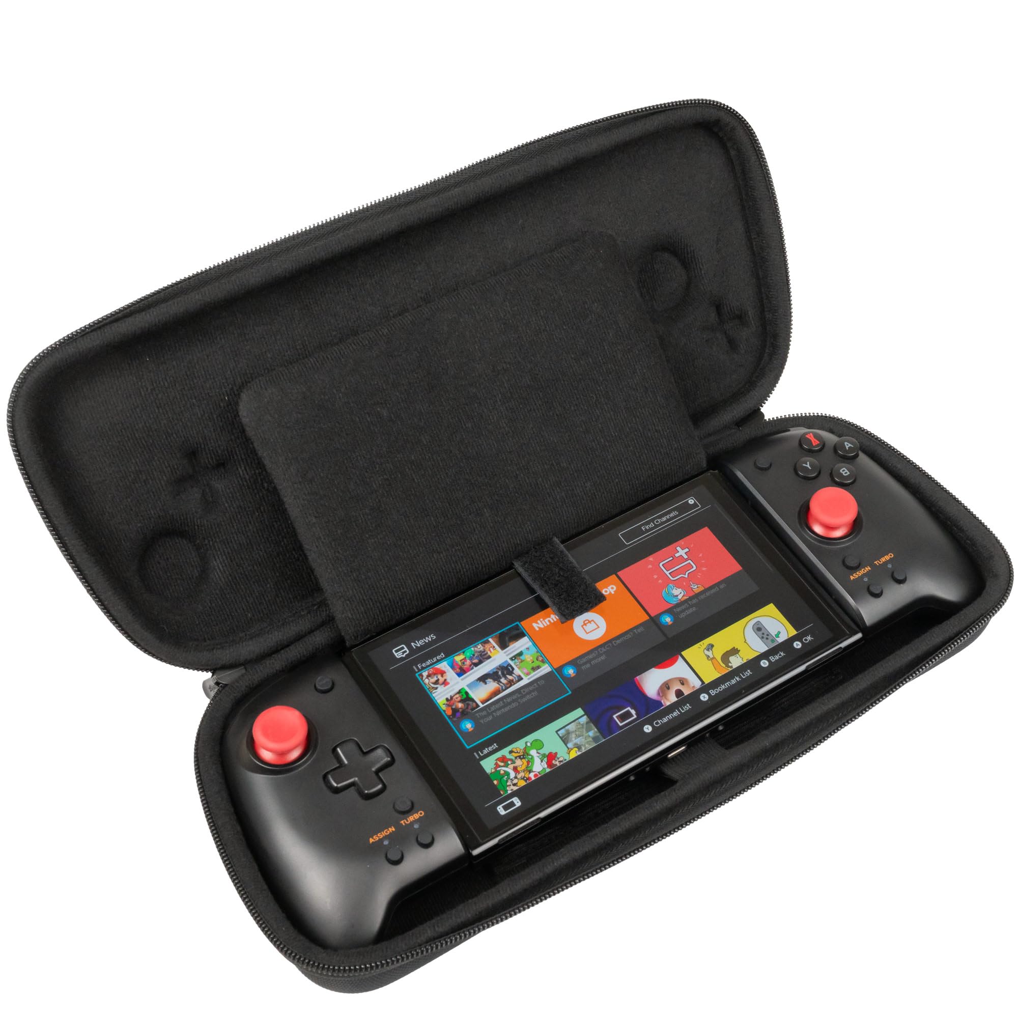 ButterFox Grip Carry Case for Hori Nintendo Switch Split Pad Pro Controller, Compatible With Switch OLED Model