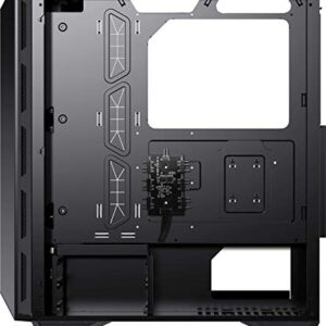 MSI MPG GUNGNIR 110R - Premium Mid-Tower Gaming PC Case - Tempered Glass Side Panel - 4 x ARGB 120mm Fans - Liquid Cooling Support up to 360mm Radiator - Two-Tone Design