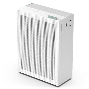 coway airmega 150 true hepa air purifier with air quality monitoring, auto mode, filter indicator (dove white)