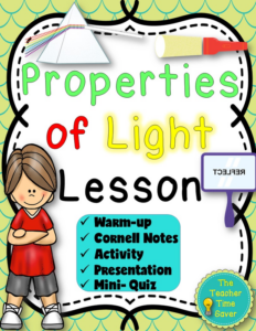 properties of light lesson