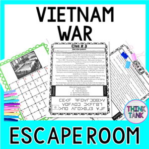 vietnam war escape room activity