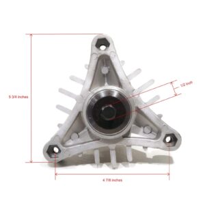 The ROP Shop | Spindle Assembly for Husqvarna 96012004501, 96012004700, 96012004701 Lawnmowers