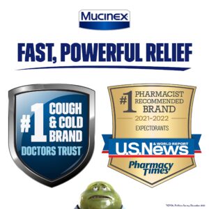 Mucinex Maximum Strength Fast-MAX Cold & Flu Day & Night All-in-One Multi Symptom Relief Caplets, Blue, 20 Count.