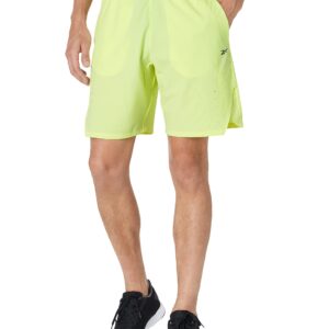 Reebok Men's Les Mills Shorts, Vibrant Green Energy Glow, M