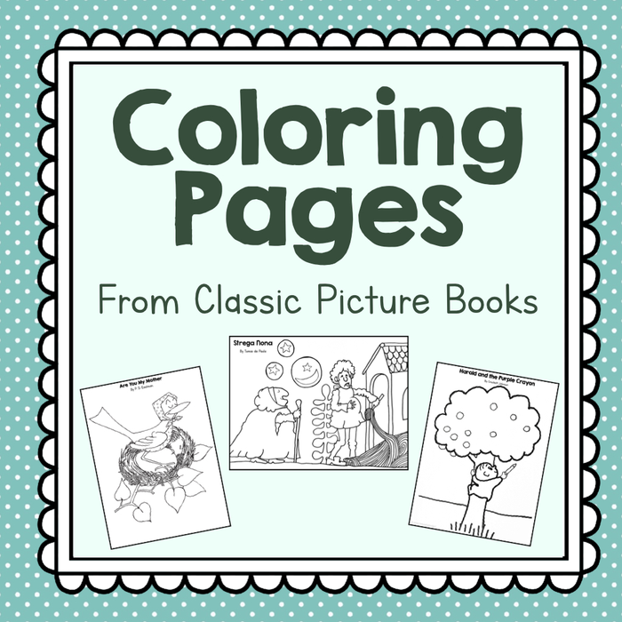 Coloring Pages from Classic Picture Books