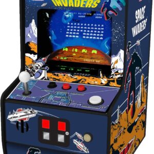 My Arcade Space Invaders Micro Player: Mini Arcade Machine Video Game, Fully Playable, 6.75" Collectible Premium Edition