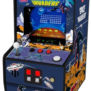 My Arcade Space Invaders Micro Player: Mini Arcade Machine Video Game, Fully Playable, 6.75" Collectible Premium Edition