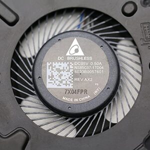 SOUTHERNINTL New Repalcement for HP EliteBook 735 G5 830 G5 CPU Cooling Fan L13679-001 6033B0057601 NS85C07-17D04 / 6033B0057701 DFS481305MC0T / EG75050S1-C040-S9A (Short Cable)