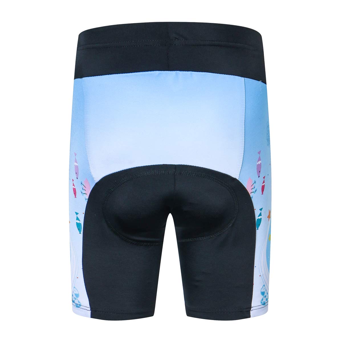 JPOJPO Cycling Bike Shorts Children Bicycle Riding Half Pants 4D Gel Padded Cycle Wear Tights M