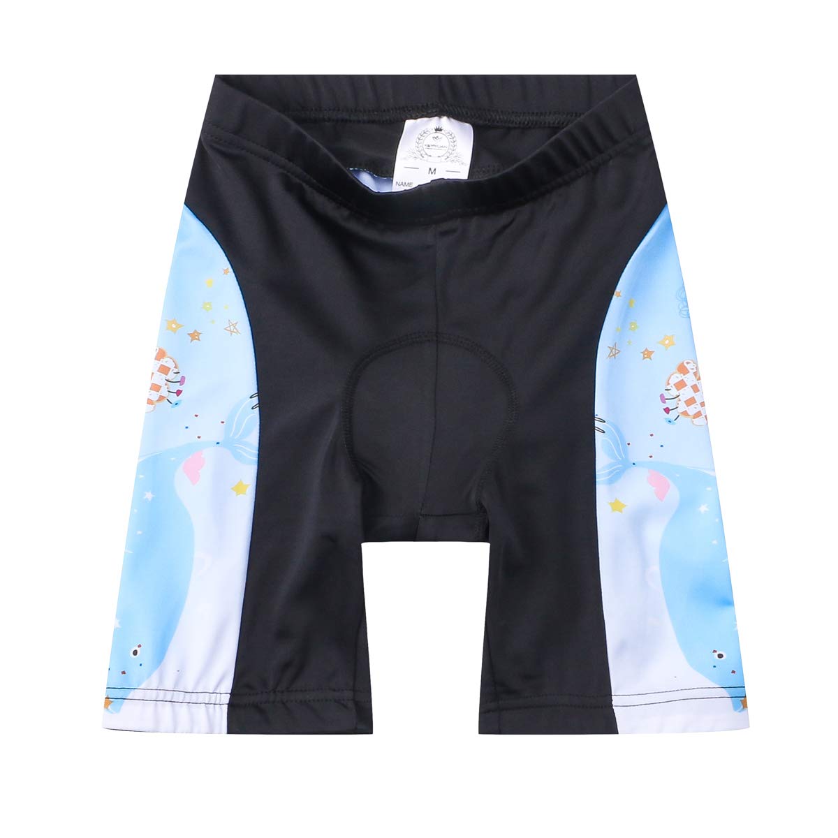 JPOJPO Cycling Bike Shorts Children Bicycle Riding Half Pants 4D Gel Padded Cycle Wear Tights M