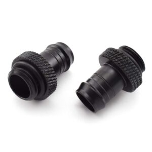 SDTC Tech 4-Pack G1/4" to 3/8" Barb Fitting for Soft Tubing, PC Water Cooling System Soft Tube Connectors