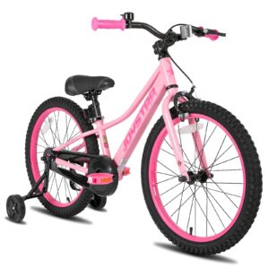 joystar 20 inch girls bike with training wheels for 7-12 years old children 20" kids bikes kids mountain bicycle for early rider kids' bicycles pink