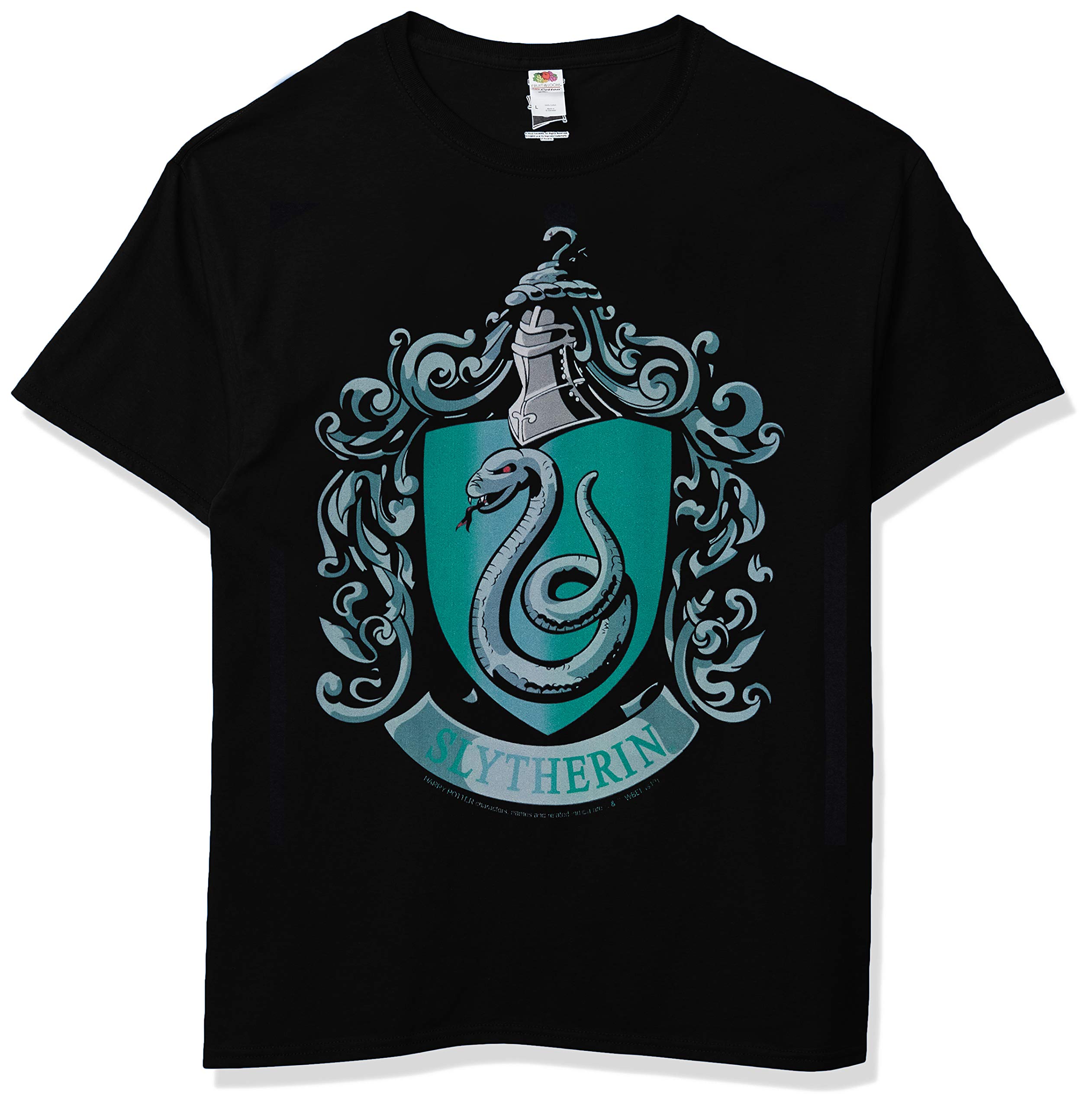 Harry Potter Men's Slytherin House Crest, Black, XX-Large