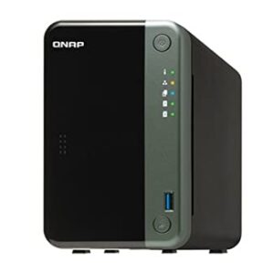 QNAP TS-253D-4G 2 Bay NAS for Professionals with Intel® Celeron® J4125 CPU and Two 2.5GbE Ports