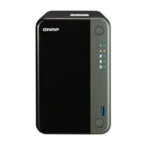 QNAP TS-253D-4G 2 Bay NAS for Professionals with Intel® Celeron® J4125 CPU and Two 2.5GbE Ports