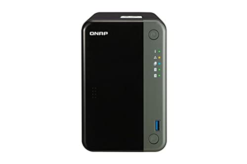 QNAP TS-253D-4G 2 Bay NAS for Professionals with Intel® Celeron® J4125 CPU and Two 2.5GbE Ports