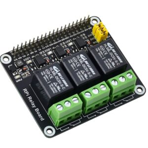 Ingcool Compatible with Raspberry Pi Expansion Board Power Relay Module Kits for Raspberry Pi 4B/3B+/3B/2B/ A+/B+ 5A 250V AC/ 5A 30V DV