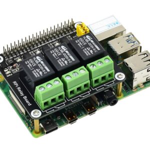 Ingcool Compatible with Raspberry Pi Expansion Board Power Relay Module Kits for Raspberry Pi 4B/3B+/3B/2B/ A+/B+ 5A 250V AC/ 5A 30V DV