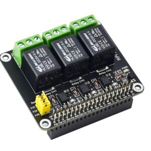 Ingcool Compatible with Raspberry Pi Expansion Board Power Relay Module Kits for Raspberry Pi 4B/3B+/3B/2B/ A+/B+ 5A 250V AC/ 5A 30V DV